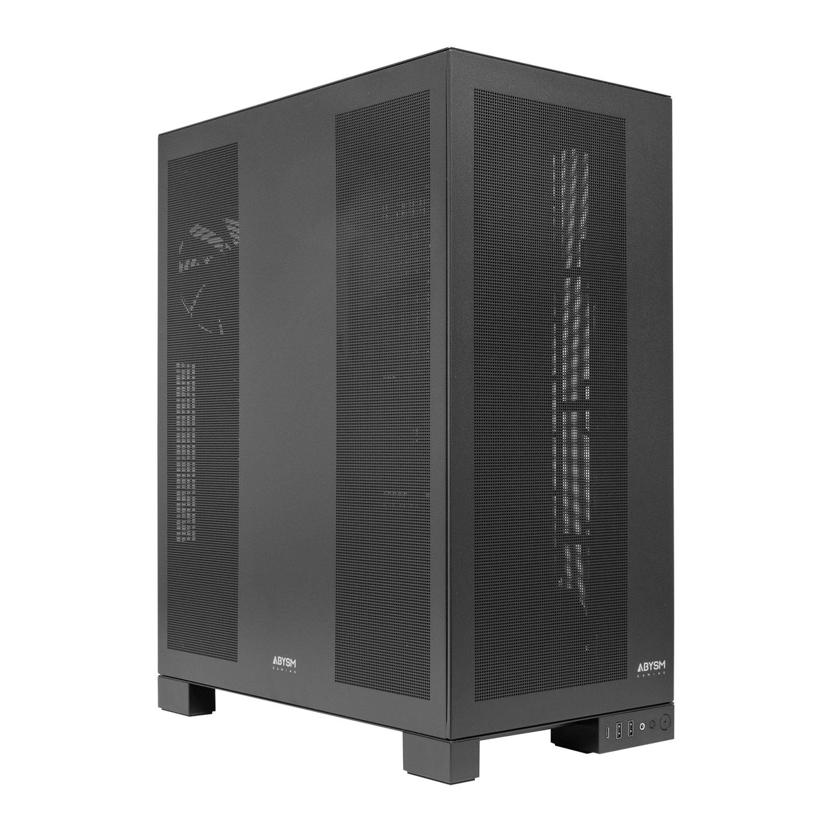 ABYSM Gaming Caja E-ATX AI Pro 100 Workstation con Altura para Disipador de 180 mm y Tarjetas Gráficas de hasta 420 mm