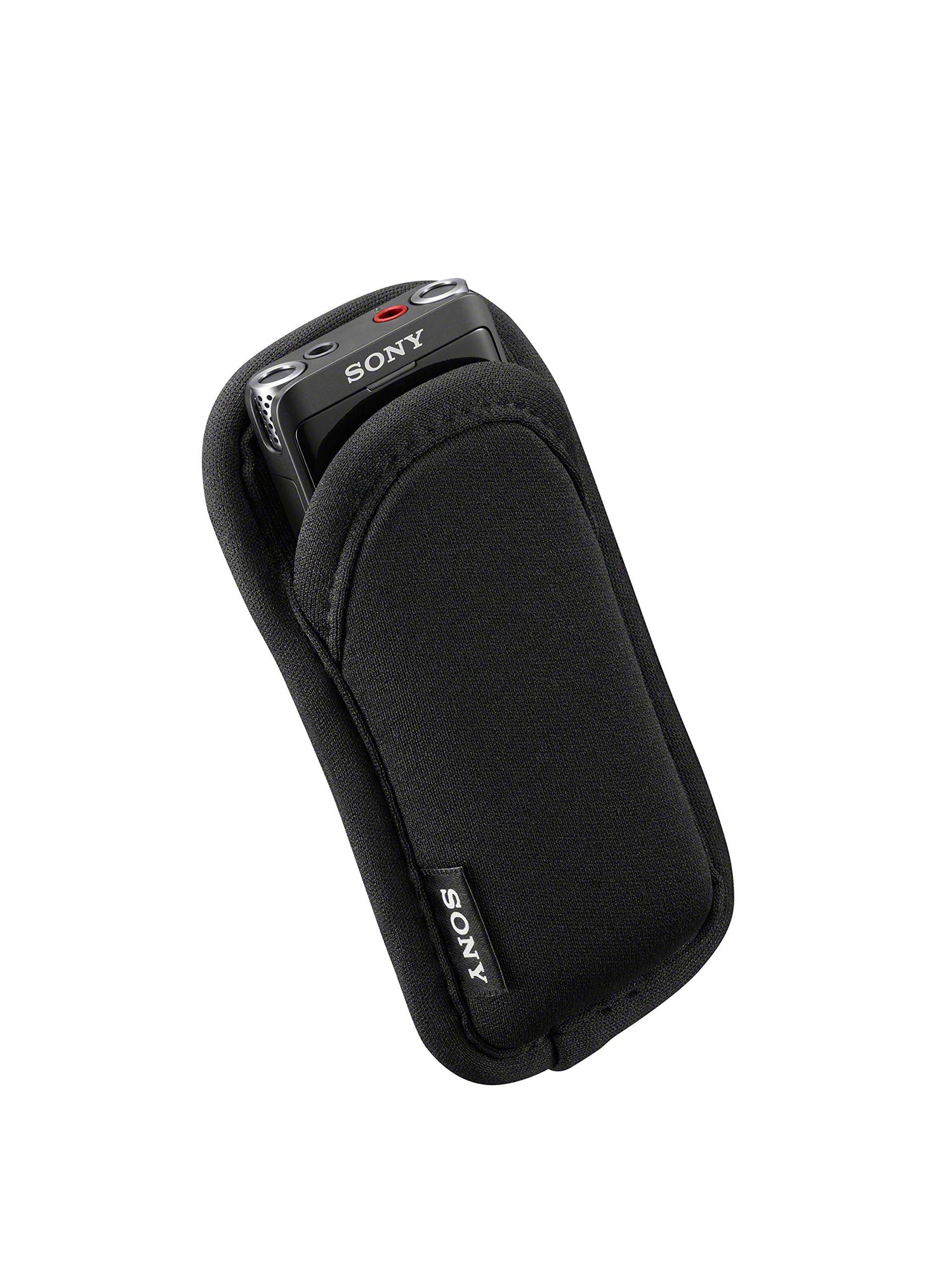 Sony ICD-UX570B.CE7 - Grabadora de Voz (4 GB Ampliable con SD, Micrófono Estéreo, LED de Grabación, Pantalla OLED, Delgada, Ligera, Conexión USB Directa) Negro