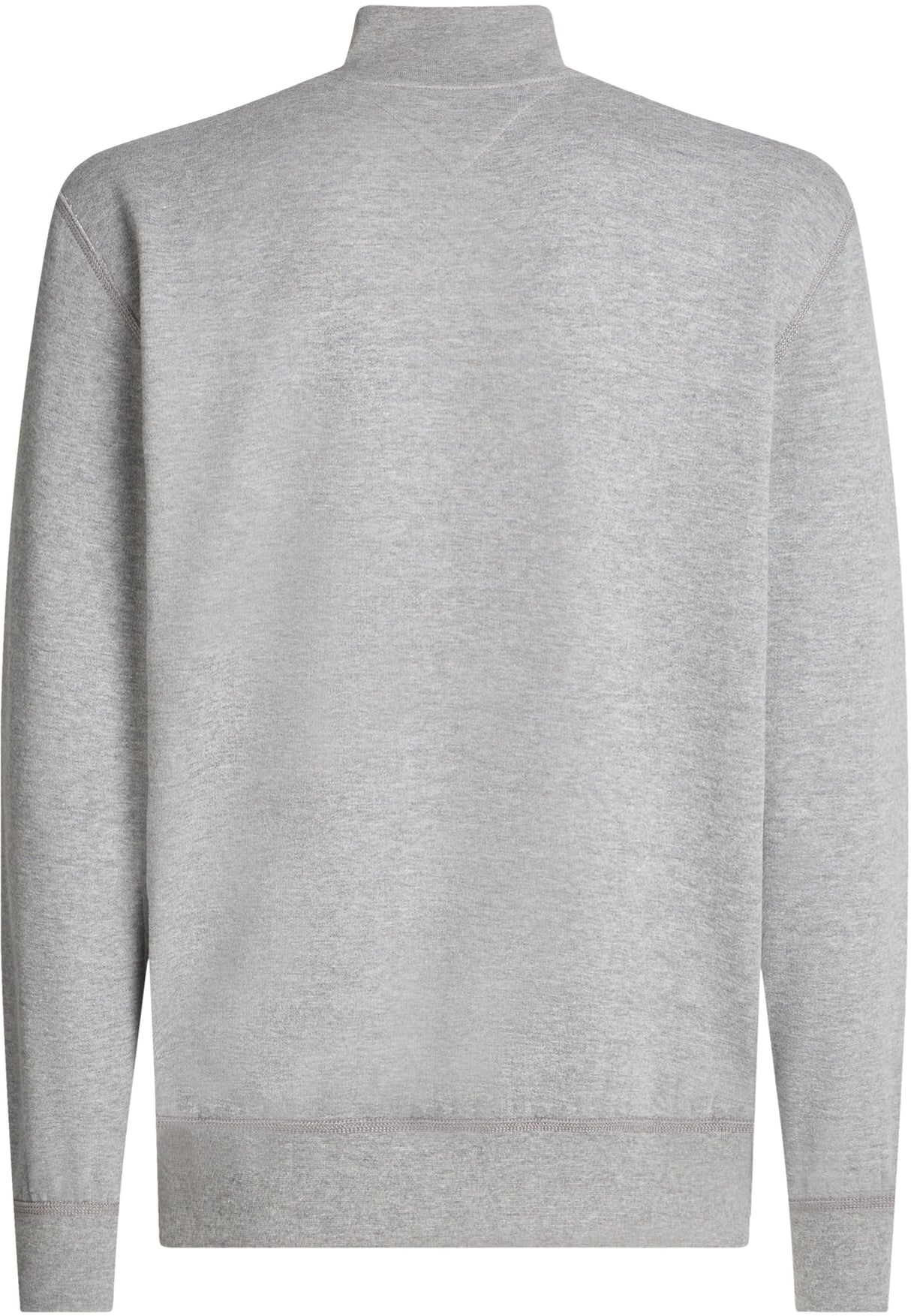 Tommy Hilfiger Chaqueta con Cremallera Hombre Essential Fleece 1/4 Zip con Cuello Marinero con Cremallera, Gris (Medium Grey Heather), XL
