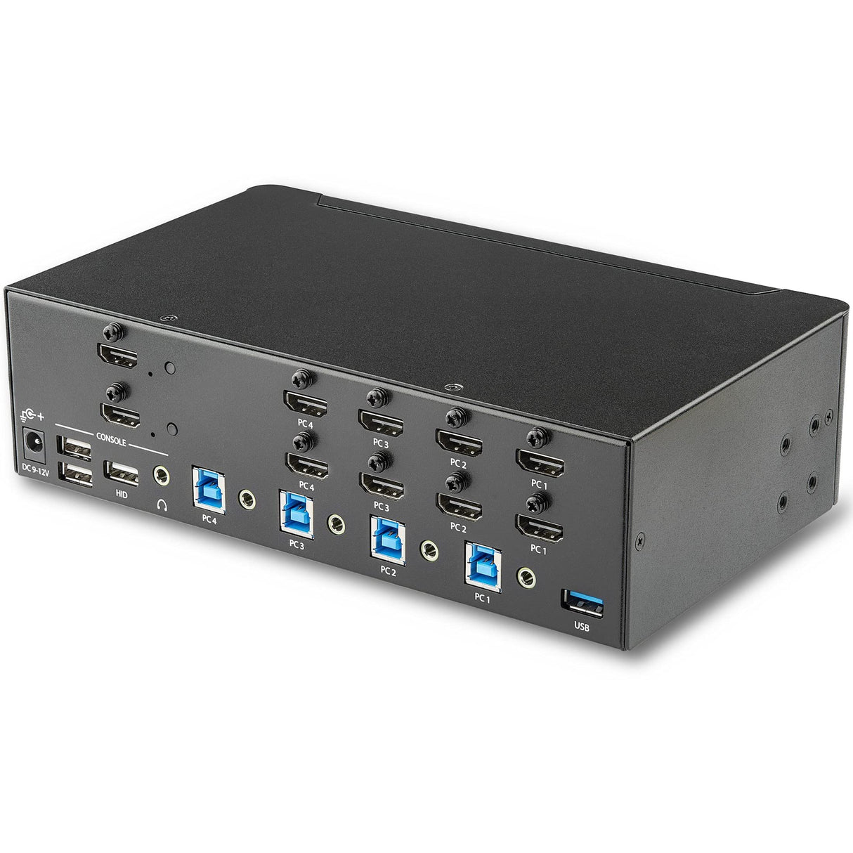 StarTech.com Switch Conmutador KVM de 4 Puertos HDMI - 4K de 30Hz - de Pantalla Doble