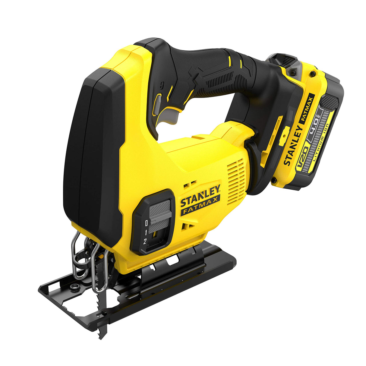 STANLEY FATMAX SFMCS600M2K-QW - SIERRA DE CALAR V20 LI-ION 18V CON 2 BATERÍAS 4Ah, CARGADOR Y MALETÍN