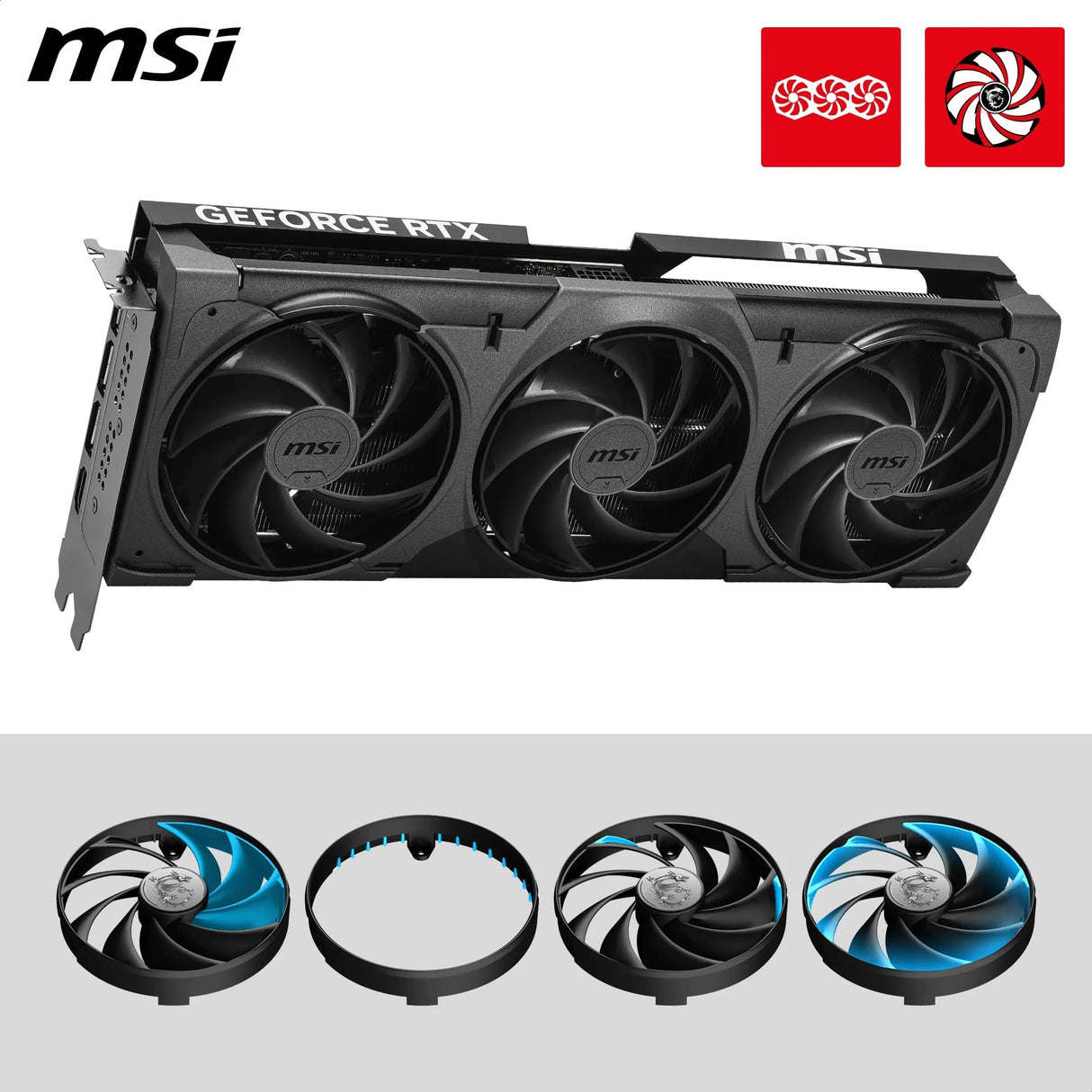 MSI GeForce RTX 5080 16G Ventus 3X OC Negro