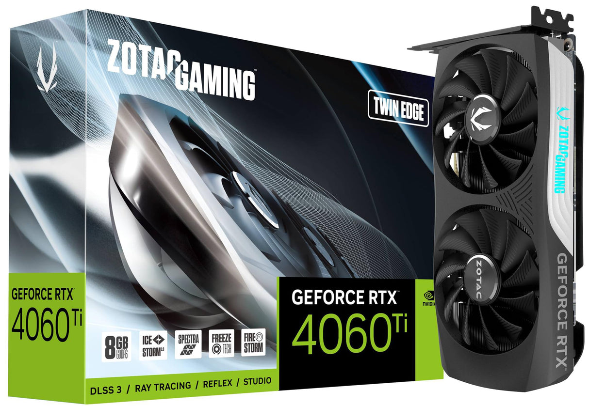 ZOTAC Tarjeta Gráfica GeForce RTX 4060 Ti Dual 8 GB RAM Geforce RTX 4060 Ti