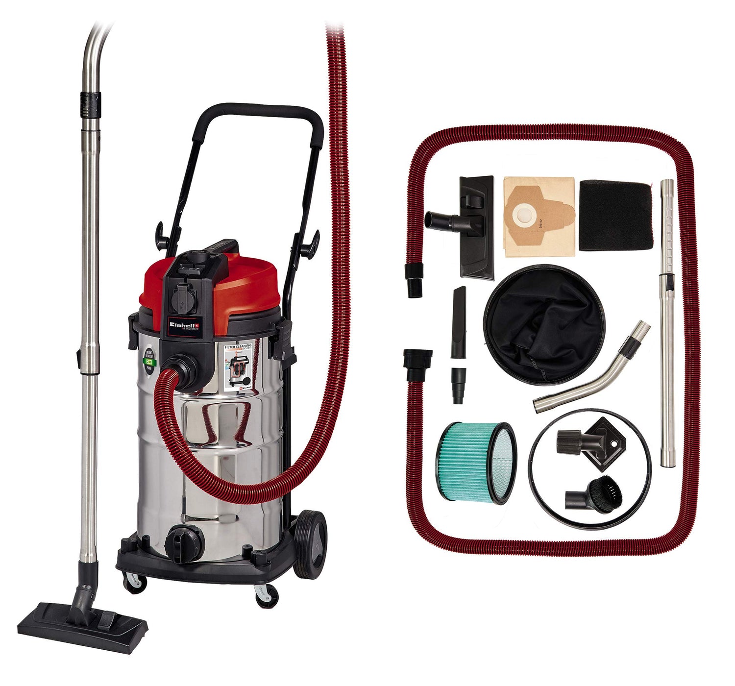 Einhell TE- VC 2340-Bolsa Aspirador de Agua y Polvo