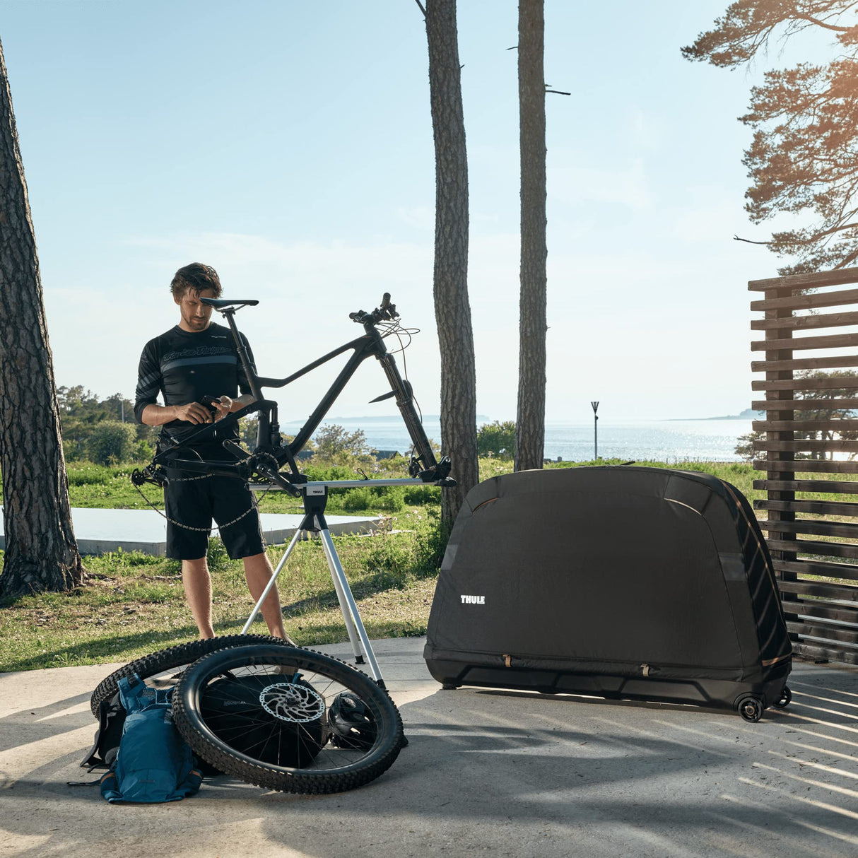 Thule, Roundtrip, Bolsa De Soporte De MTB, Negro, U, Admirador Unisex