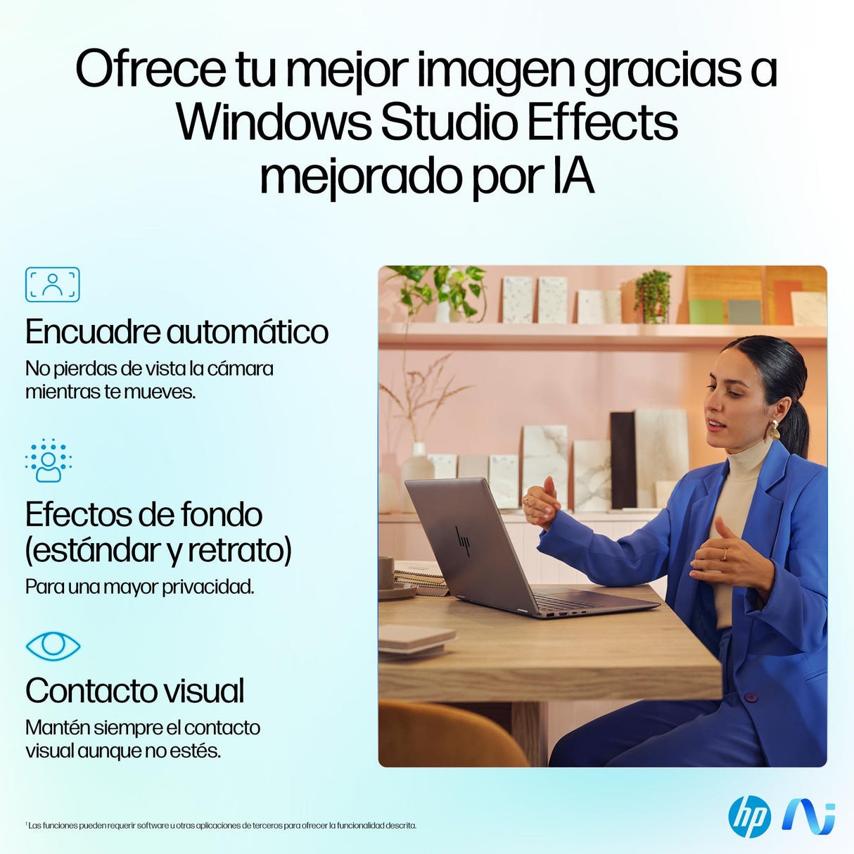 HP OmniBook Ultra Flip 14-fh0002ns - Ordenador Portátil Convertible de 14" OLED 2.8K 120Hz (Intel Ultra 7-258V, 32GB RAM, 1 TB, Intel ARC, Windows 11) Negro - Teclado QWERTY Español
