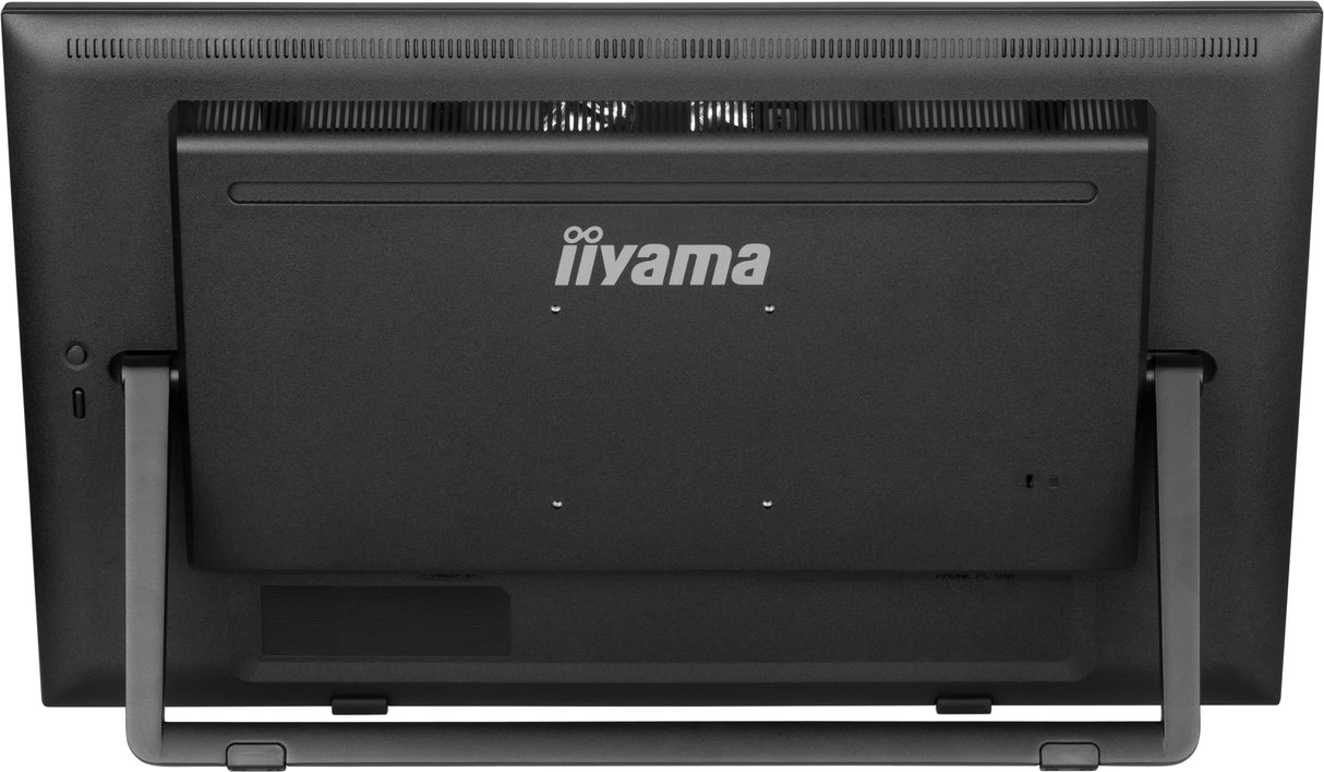 iiyama T2755MSC-B1 27" IPS Bonded PCAP 10P Táctil, 1920x1080, Flat Bezel Free Glass Front, HDMI, Displayport, 360cd/m², USB Hub 2X 3.2, Altavoces, Cámara Web incorporada & Micrófono, Bookstand