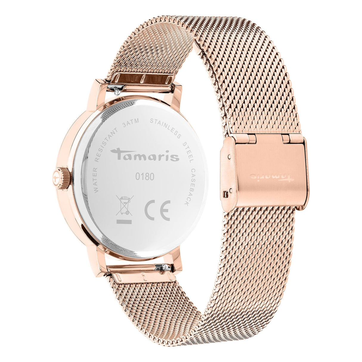Tamaris Reloj Analógico para Mujeres de Cuarzo con Correa en Acero Inoxidable TT-0180-MQ