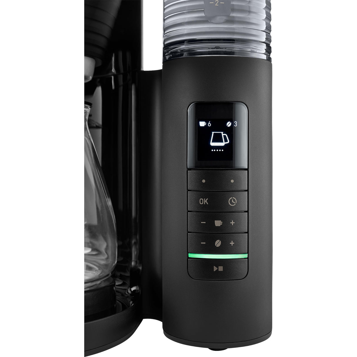 Melitta AromaFresh Pro X - Cafetera de goteo con molinillo integrado, cafetera de filtro con jarra térmica y depósito de agua extraíble, máquina de café para hasta 10 tazas, negro