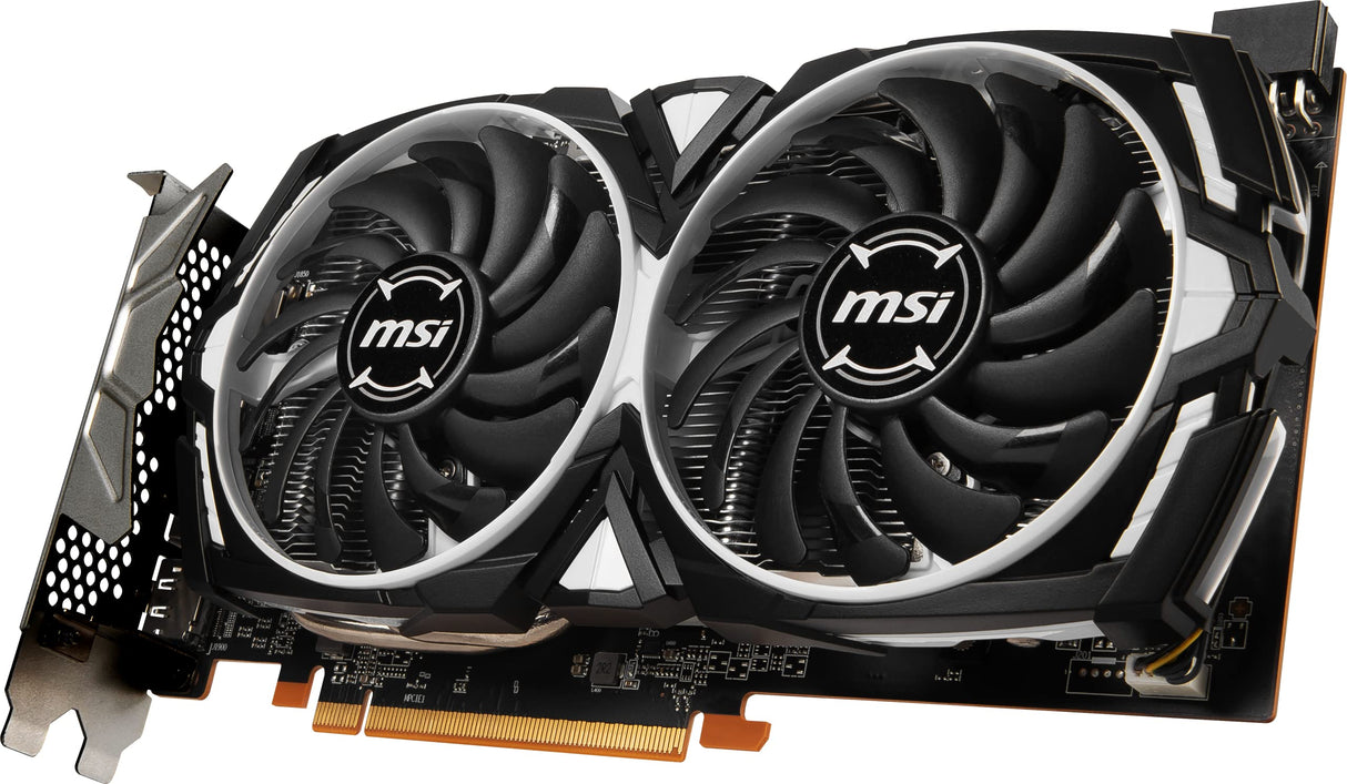 MSI Radeon RX 6600 Armor 8G - Tarjeta gráfica para Videojuegos (AMD RX 6600, GPU 2044/2491 MHz, Memoria DDR6 de 8000 MB)
