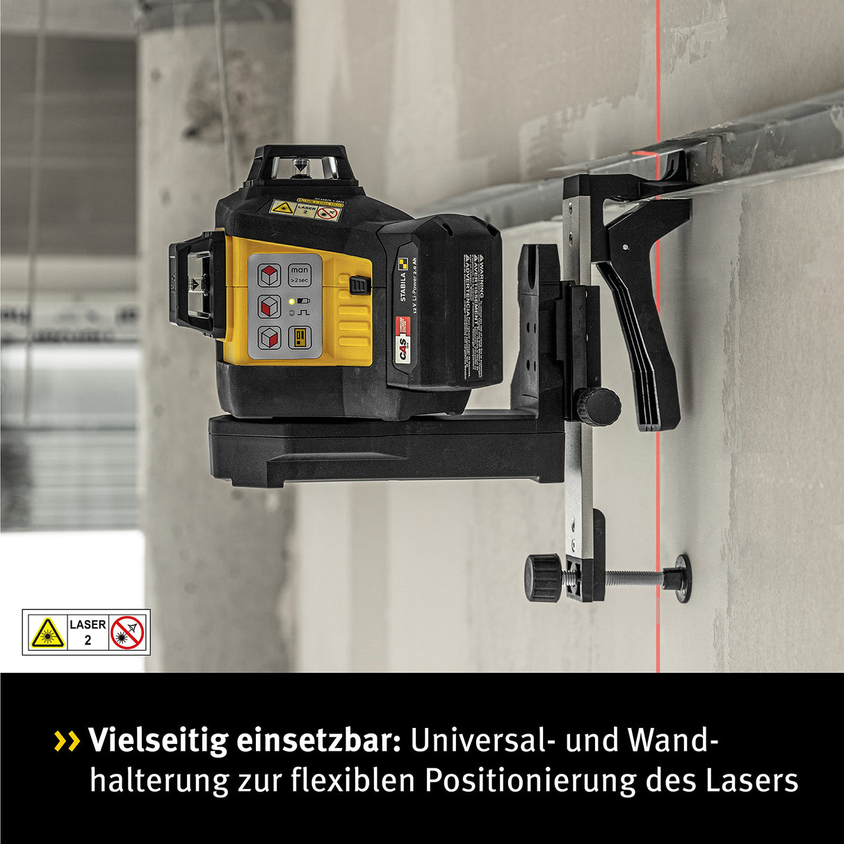 Stabila. Láser multilínea LAX 600 (con batería y cargador)