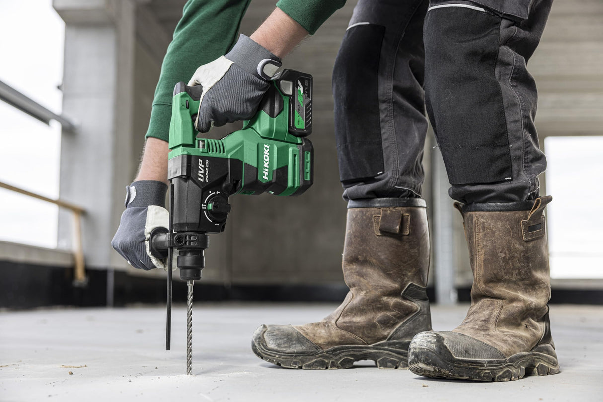 HIKOKI DH3628DAW2Z Martillo perforador y cincelador SDS-plus 36V sin escobillas alta potencia y precisión