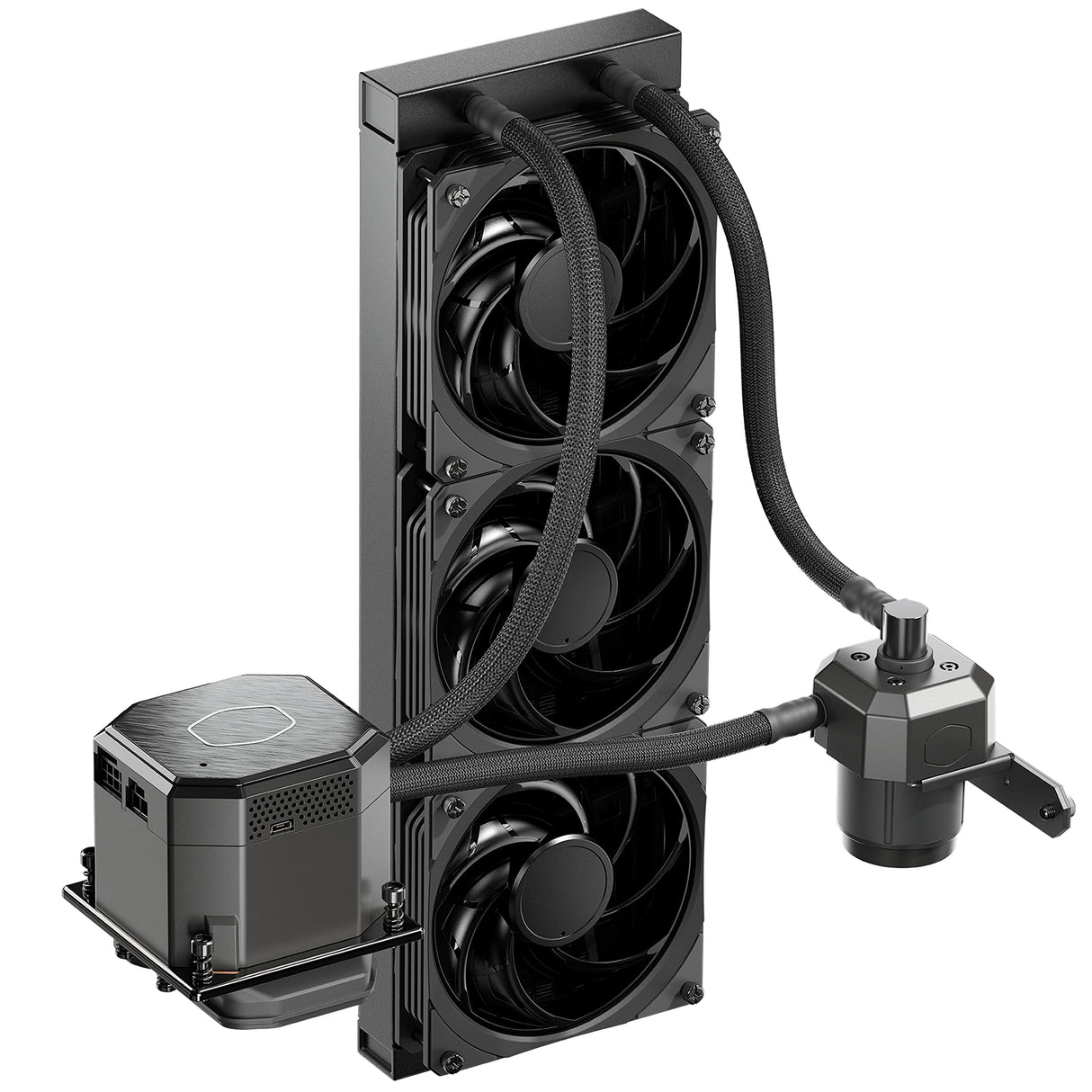 Cooler Master MasterLiquid ML360 SUB-ZERO - Refrigeración Líquida TEC AIO para CPU con Bloque de Agua Tecnología Intel® Cryo Cooling (LGA 1200), Radiador 360 mm con Ventiladores SF120R