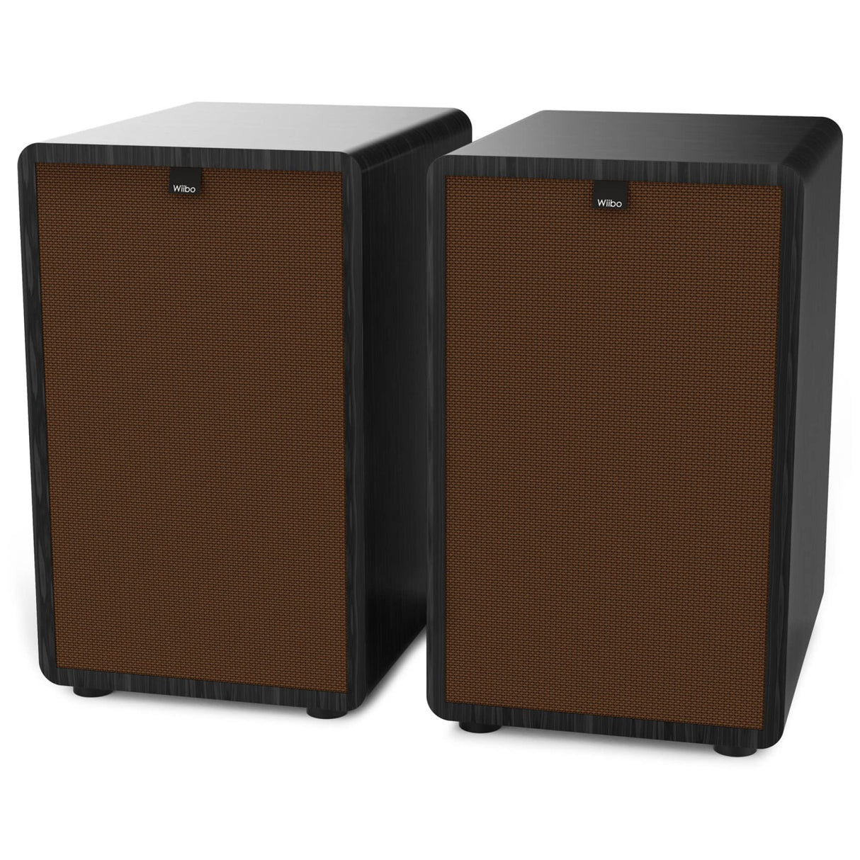 Wiibo Vintage 6 Black Altavoces Estantería 3 Vías 100W Pareja