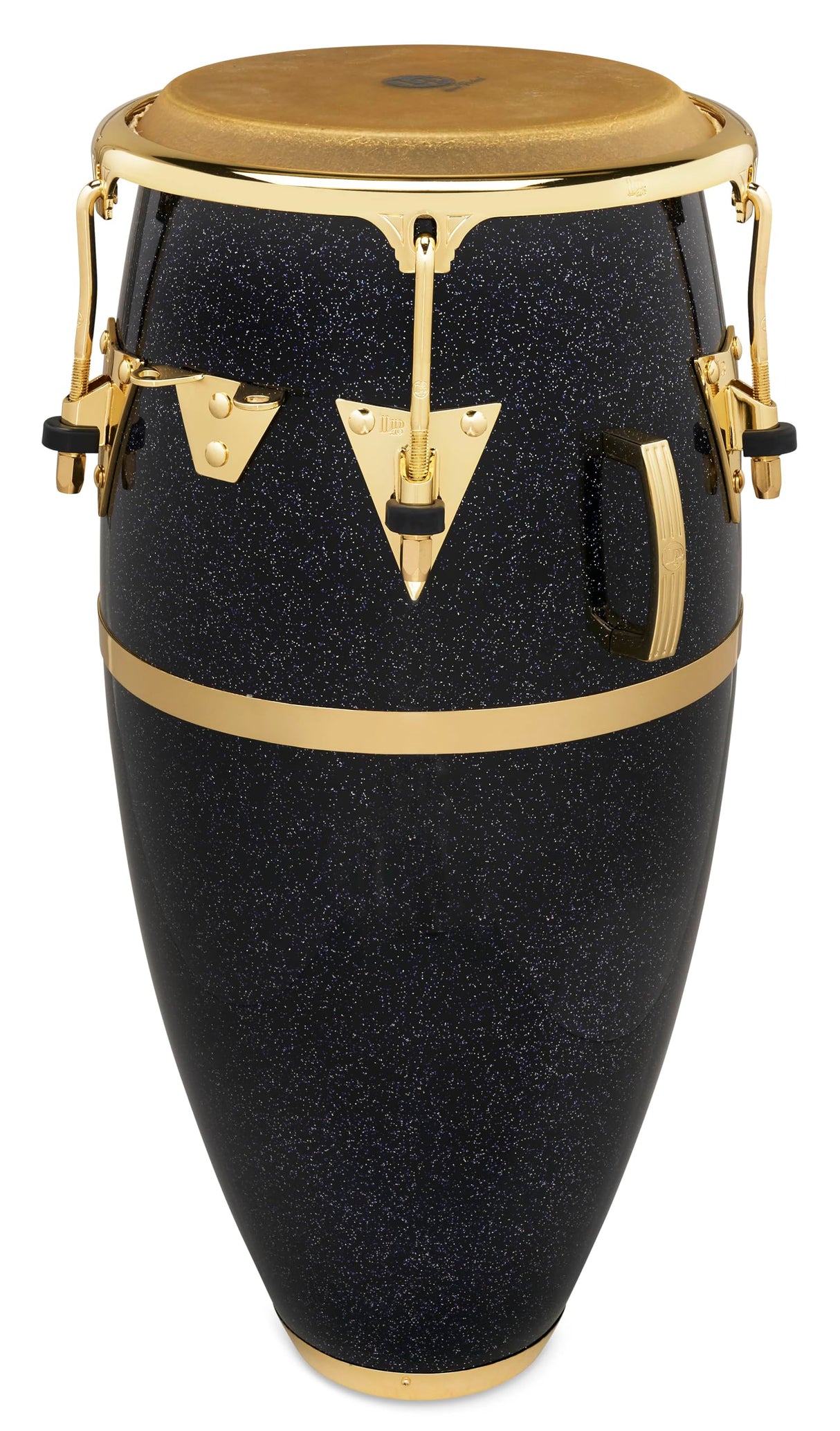 Conga Latin Percussion Galaxy Fiberglass Quinto 11" LP808Z, Holo Sparkle, Hardware dorado