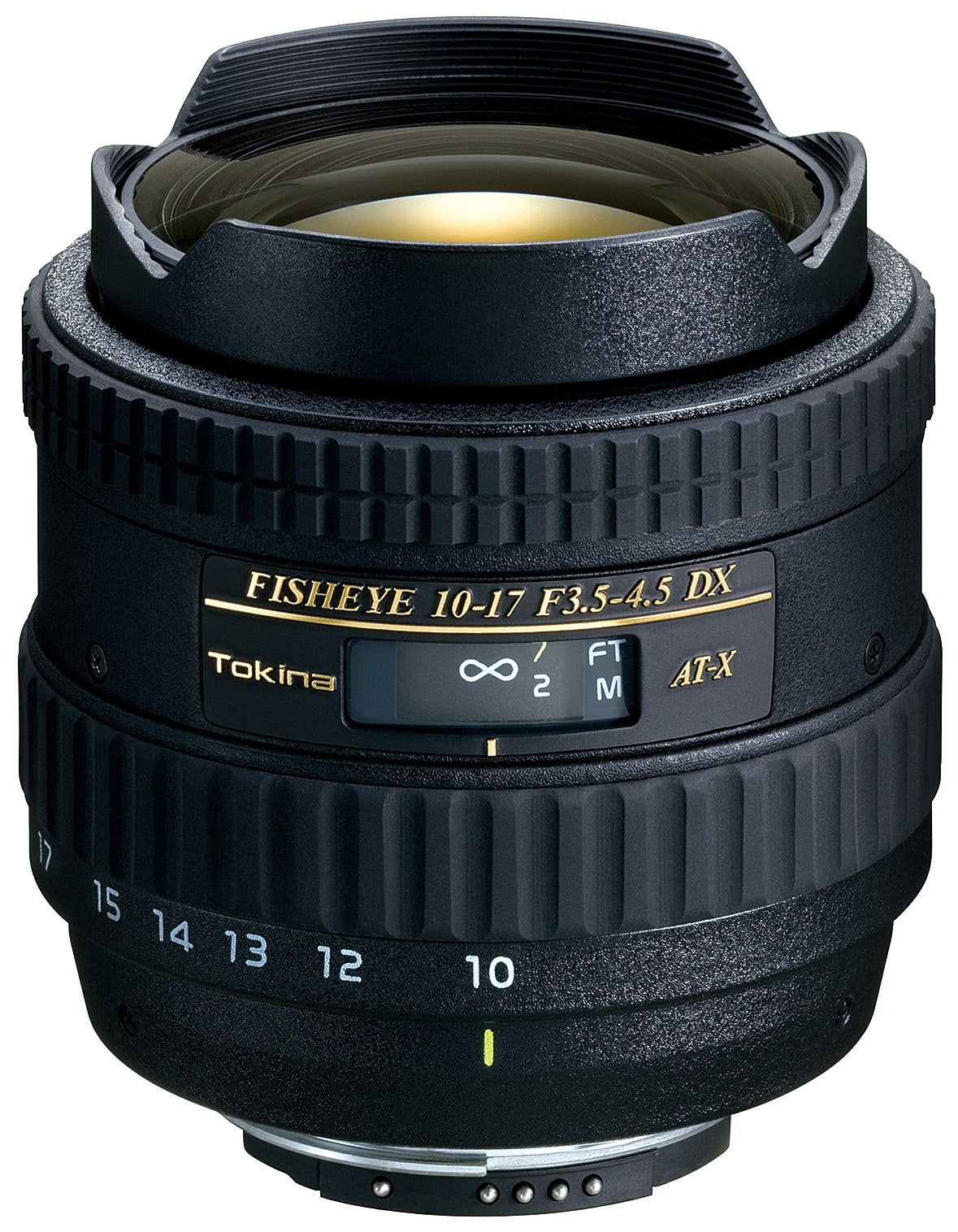 Tokina ATX DXN - Objetivo Angular Zoom Fish Eye, 10-17 mm