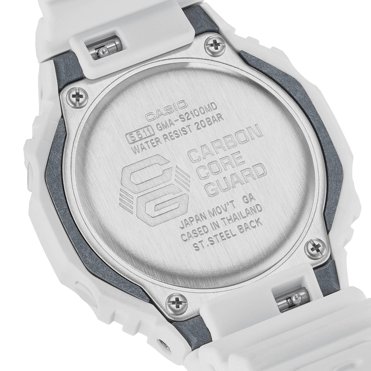 Casio Reloj Mujer Analogico/Digital Cuarzo con Correa de Resina GMA-S2100MD-7AER