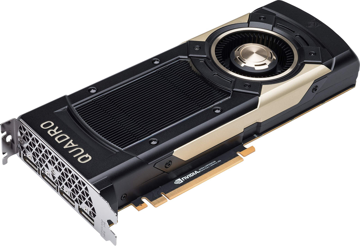 HP NVIDIA Quadro GV100 - Tarjeta gráfica Quadro GV100-32 GB HBM2 PCIe 3.0 x16-4 x DisplayPort para Workstation Z4 G4 (1000 W, 750 W), Z8 G4