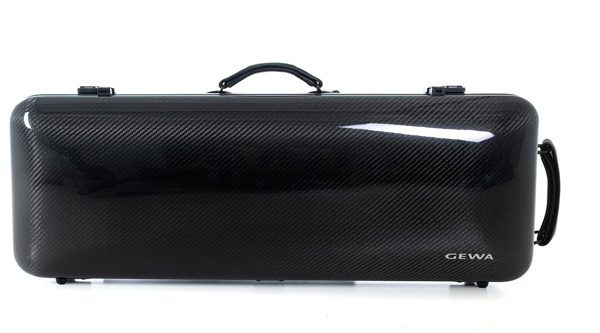 GEWA Funda doble para 1 violín y 1 viola IDEA 3.2, color negro carbono, con asa lateral adicional, fabricada en Alemania