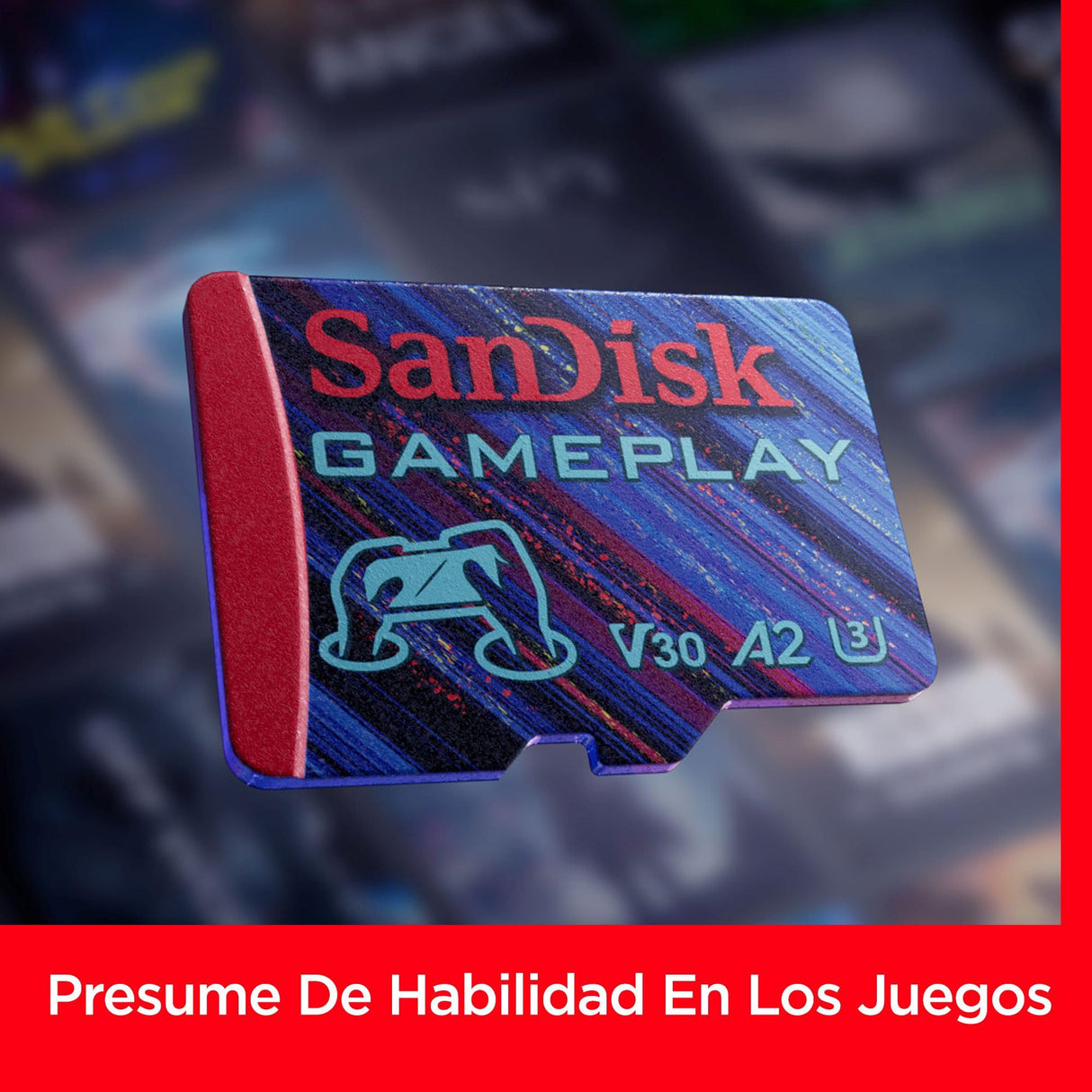 SanDisk Gameplay Tarjeta microSD 1 TB (para Dispositivos de Juego móviles y Consolas portátiles hasta 190 MB/s A2, V30, U3)