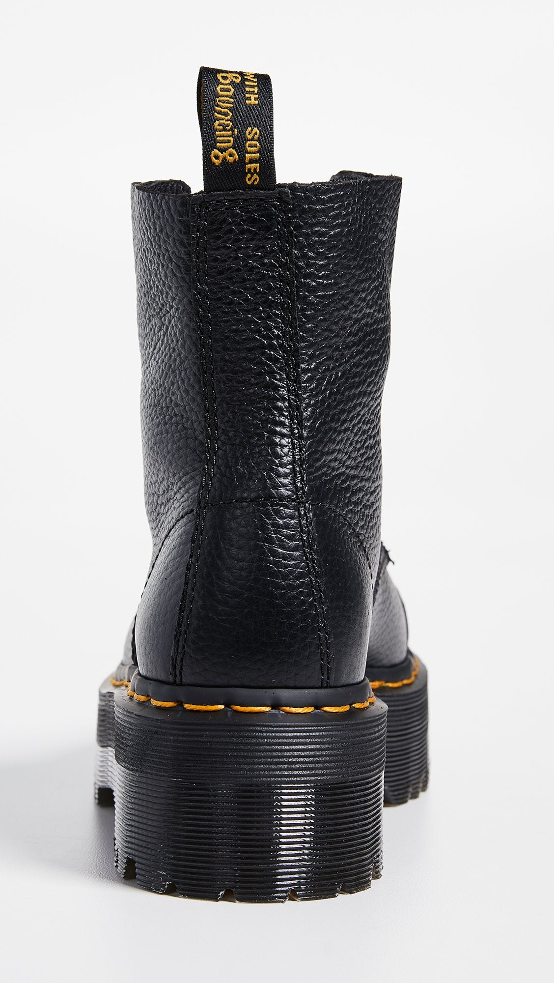 Dr. Martens - Jungle Boot, Botas de combate, Black Milled Nappa,