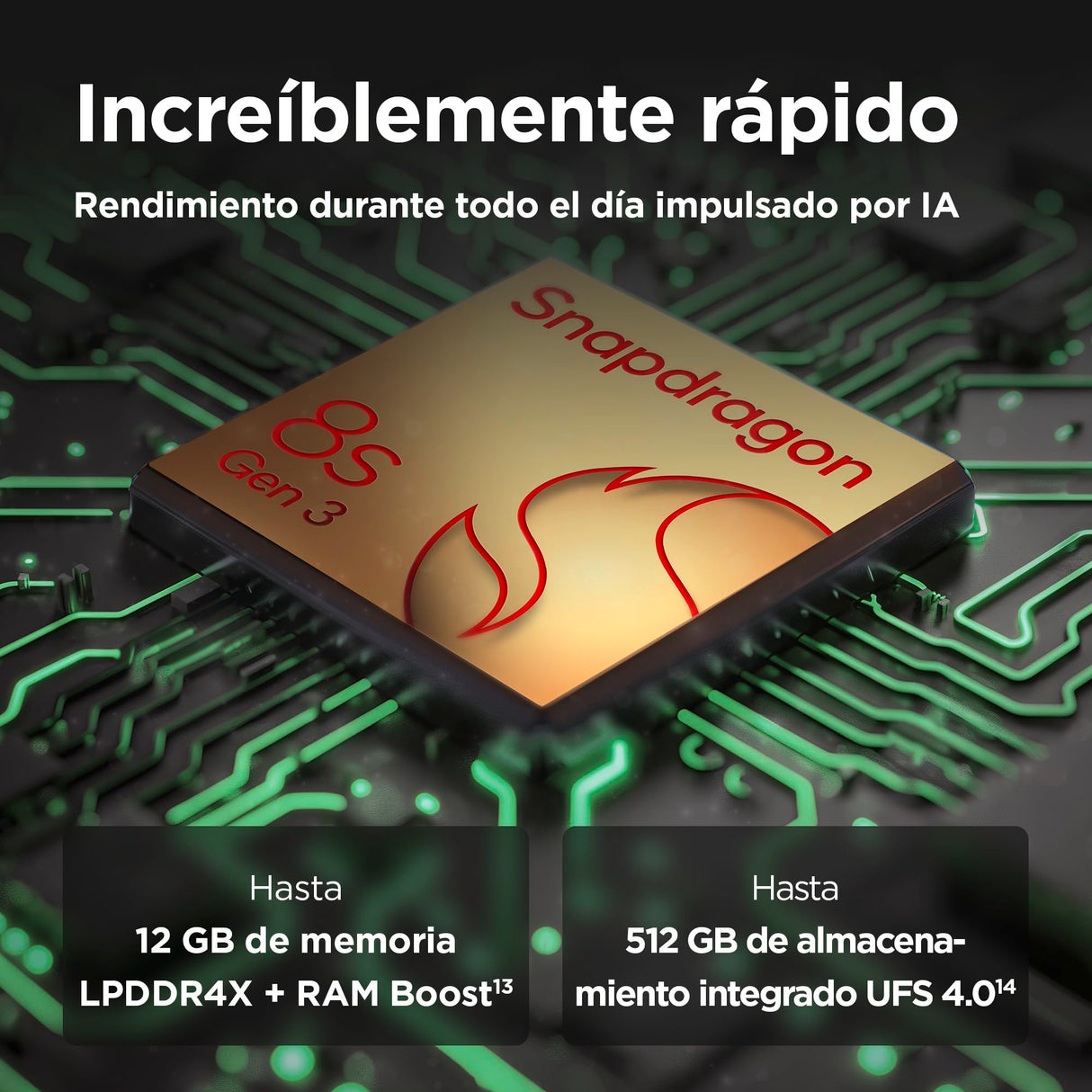Motorola RAZR 50 Ultra 12/512GB, Garantía 3 años, Pantalla Externa Funcional de 4", diseño Plegable, cámaras de 50 MP con IA, procesador Snapdragon® 8s 3 Gen, Carga TurboPower™ de 68 W, Dual SIM
