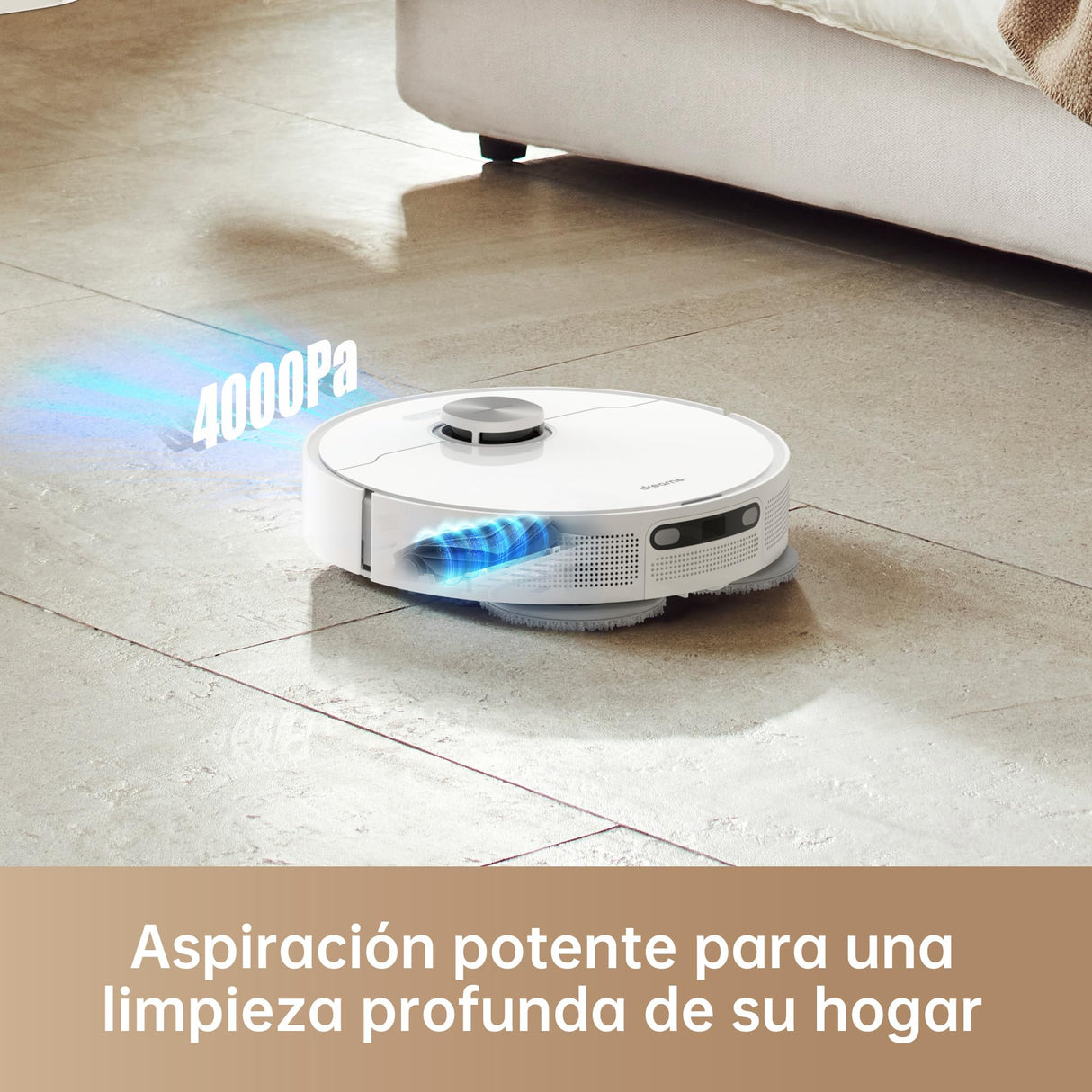 DREAME L10 Prime Robot Aspirador con Base de Autovaciado Blanco