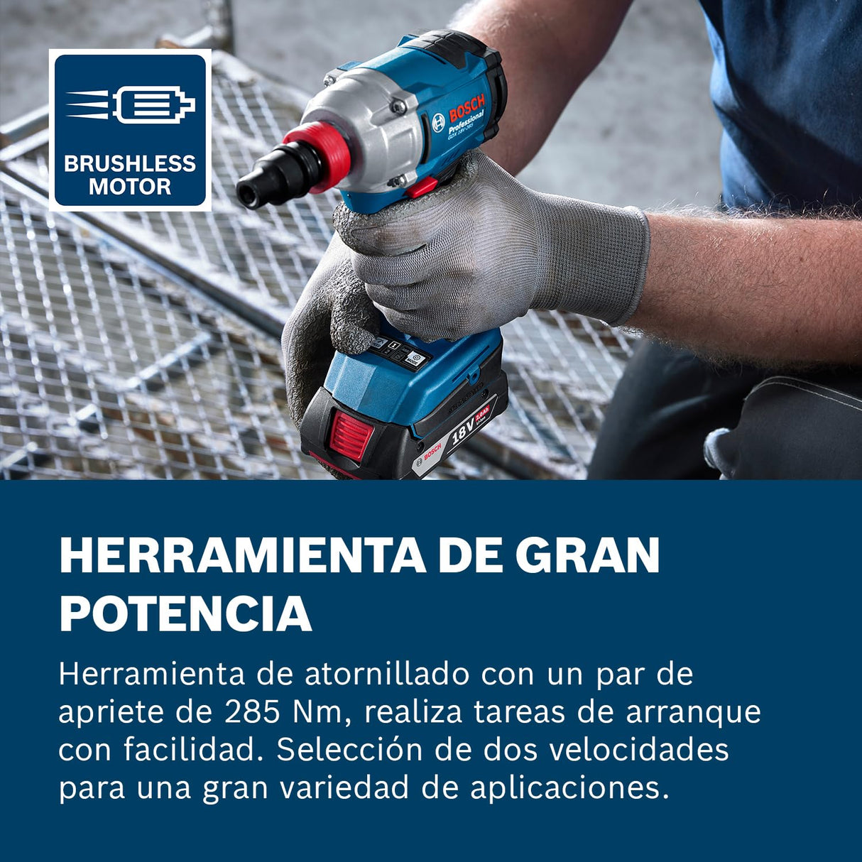 Bosch Professional 18V System atornillador de impacto a batería GDX 18V-285 (incl. L-BOXX)