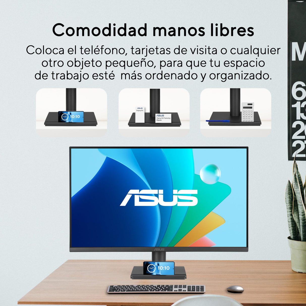 ASUS VA279HG Monitor Eye Care Gaming de 27", IPS, Full HD, 99% sRGB, sin Marco, 120 Hz, Adaptive-Sync, 1 ms MPRT, HDMI, VGA, Baja emisión de luz Azul, antiparpadeo, montable en Pared