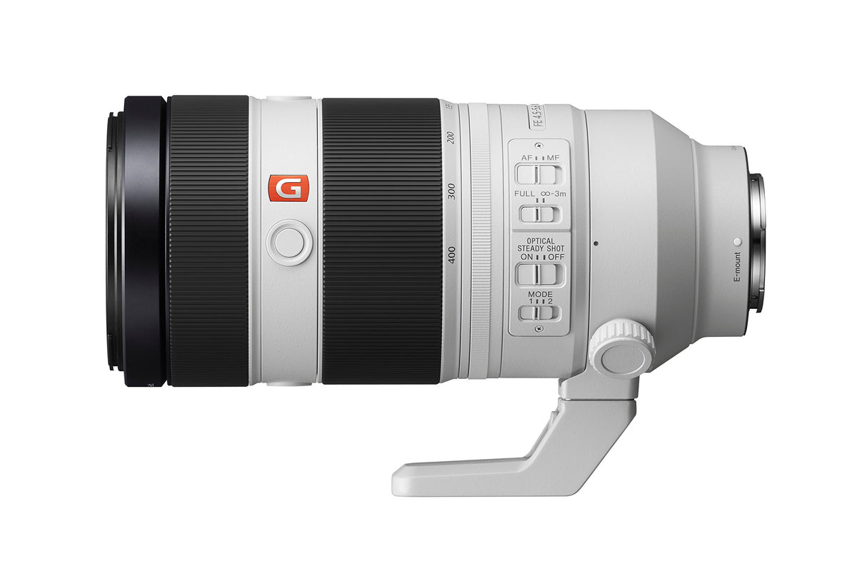 Sony FE 100-400mm f/4.5-5.6 GM OSS - Full-Frame, Super Teleobjetivo Zoom (SEL100400GM), Blanco