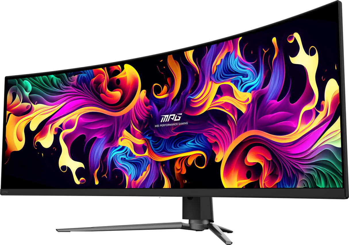 MSI MPG 491CQP QD-OLED Monitor Gaming Curvo DQHD de 49", Panel Quantum Dot OLED 1800R, 5120 x 1440, 144Hz / 0.03ms, 99% DCI-P3, ΔE≤2, DisplayHDR True Black 400, KVM, DP 1.4a, HDMI 2.1, USB Tipo-C