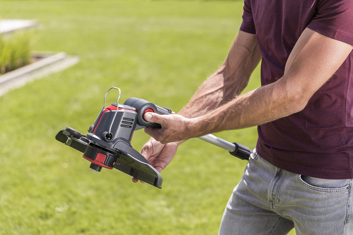 AL-KO Desbrozadora inalámbrica GT 1825, batería de Ion de Litio de 18 V (batería y Cargador incluidos), Ancho de Corte de 25 cm, Mango telescópico, Punta automática, Incluye Bobina de Hilo de
