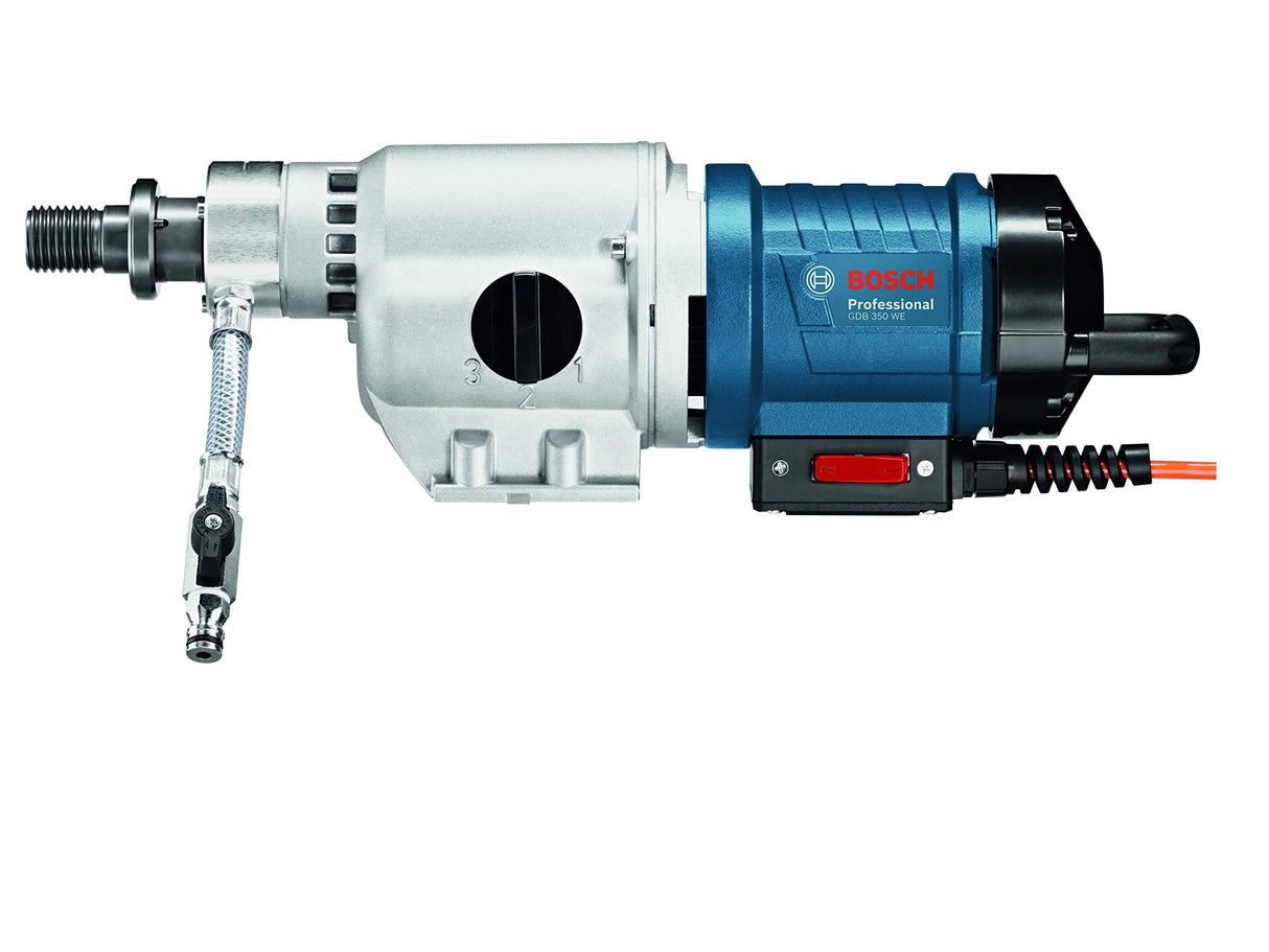 Bosch Professional GDB 350 WE- Perforadora de diamante (3200 W, Ø de perforación 350 mm, adaptador alimentación agua, en caja)