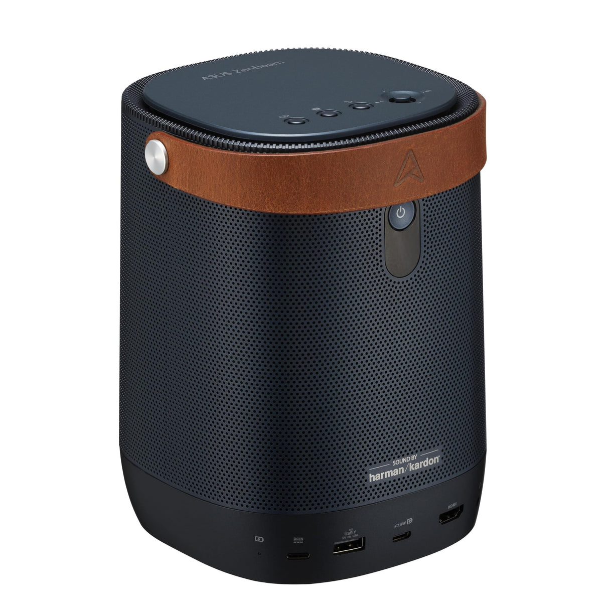 ASUS ZenBeam L2 Proyector LED portátil Inteligente - 960 lúmenes LED, 1080p, Google Android 12 TV, Sonido de Harman Kardon, Altavoz de 10 W, batería integrada, ASUS Light Wall