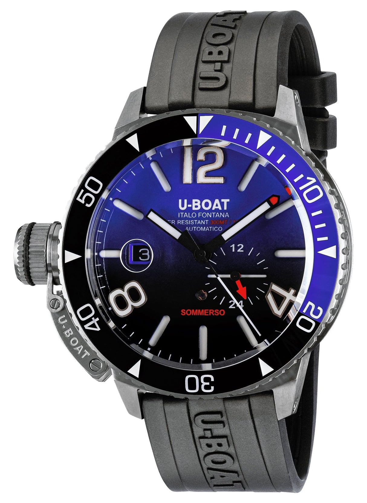 U-Boat Reloj Analógico para Hombre de Cuarzo con Correa en Acero Inoxidable mid-39778