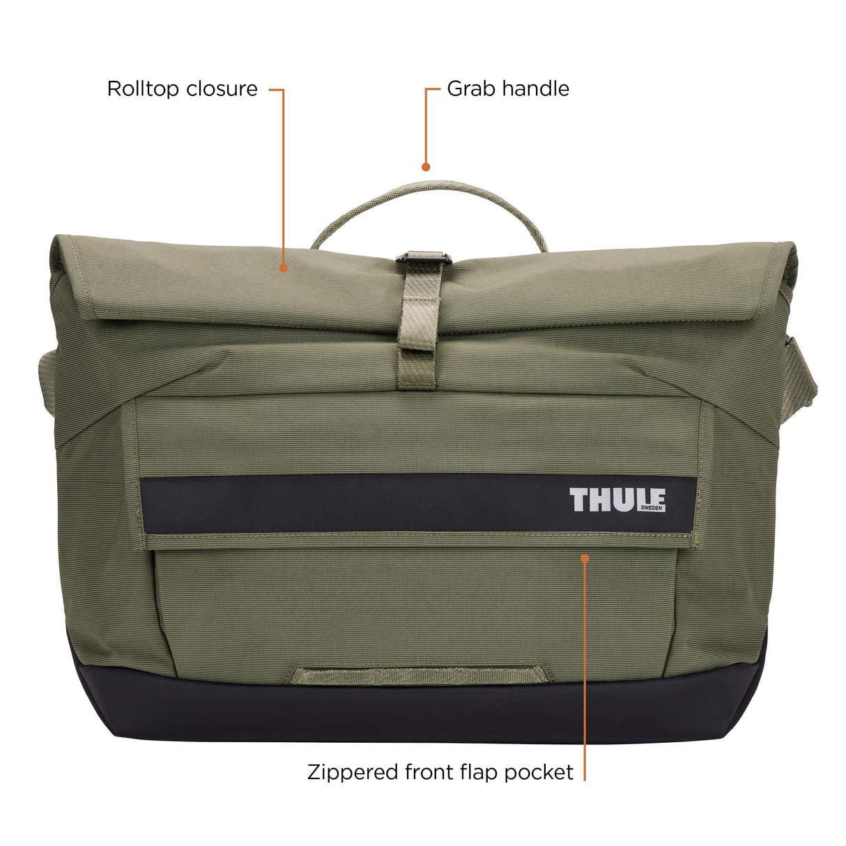Thule Paramount - Carpeta Messenger con compartimento para portátil