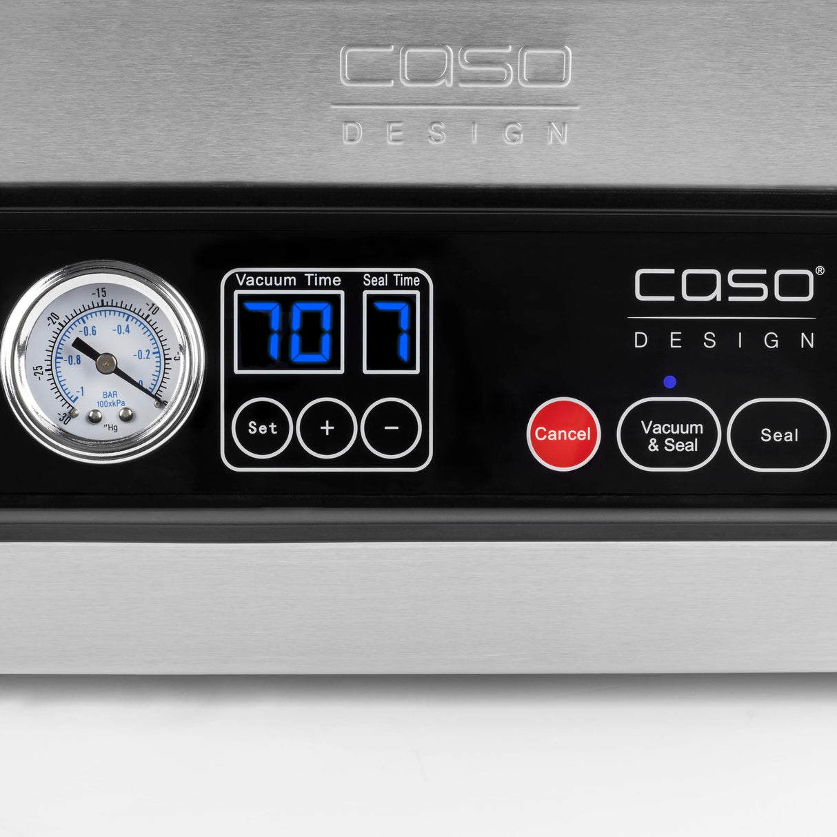 'Potente profesional "vakuch EF70; Envasadora al vacío profesional Bomba de vacío 60 L/M, vacío dispositivo, doble rugosos, Digital Proceso Mostrar, Solo 13 kg Cámara dispositivo
