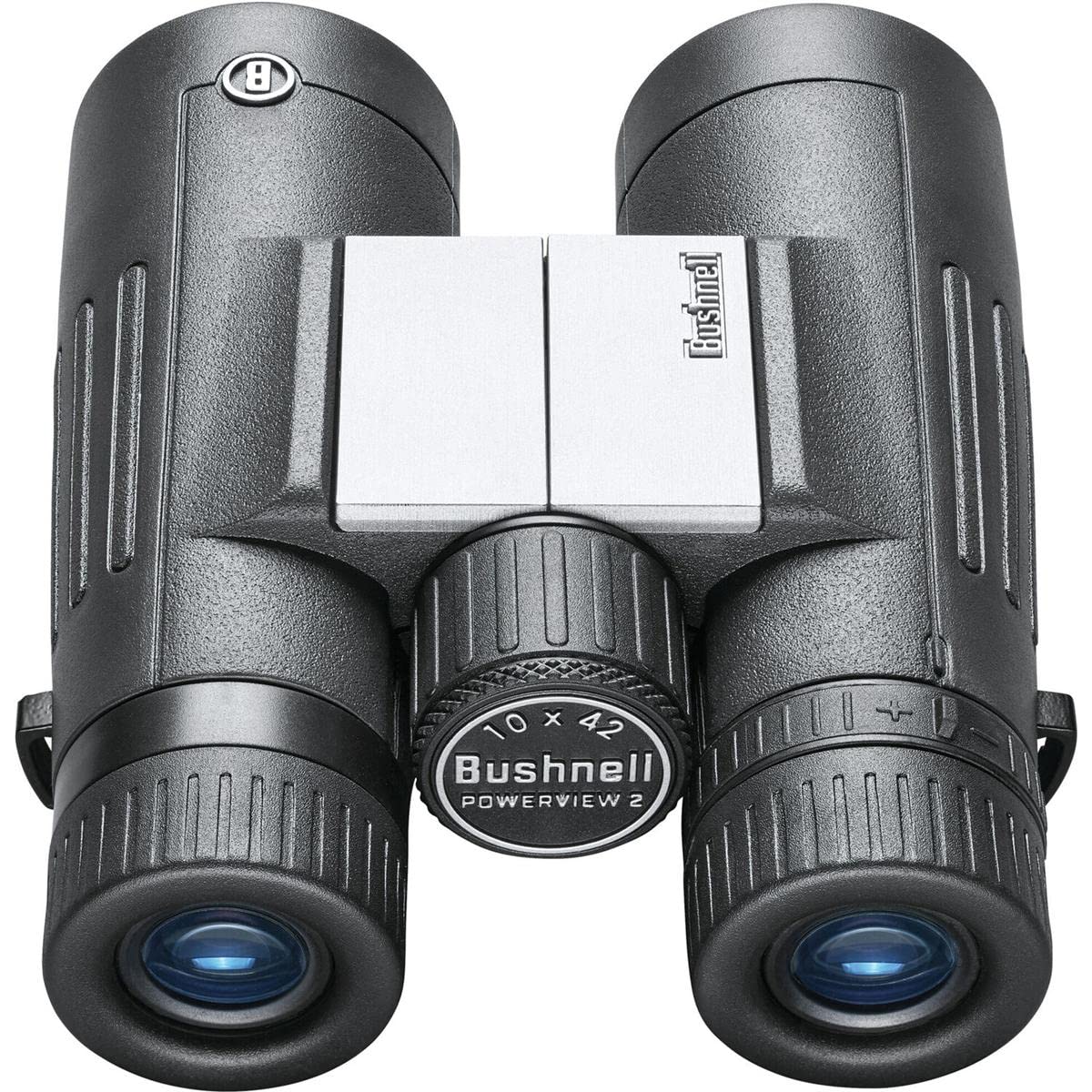Bushnell - Powerview 2 - Prismáticos - 10x42 - Prisma de Techo - Chasis metálico de Aluminio - Multicoated - Armadura de Goma - Observación de Aves - Viajar - Sports - En el Exterior - PWV1042