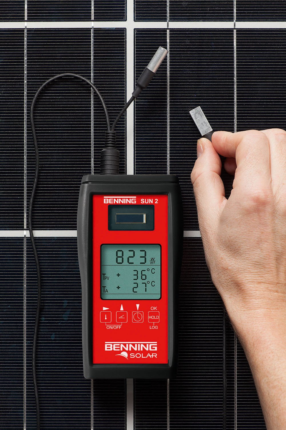Benning SUN 2 - Medidor de temperatura de irradiación, 050420