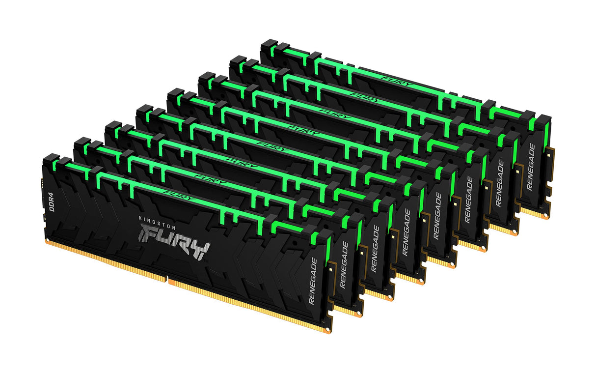 Kingston FURY Renegade RGB 256GB (8x32GB) 3200MHz DDR4 CL16 Memoria para Ordenadores de sobremesa Kit de 8 KF432C16RBAK8/256