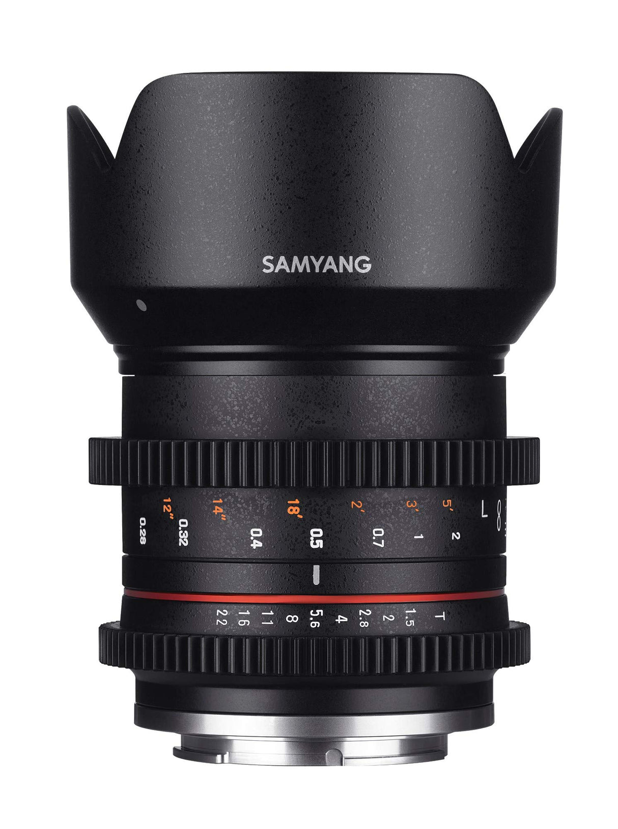 Samyang V-CSC Mirrorless - Objetivo para videocámara para Sony E (21mm T1.5 ED AS UMC CS), Negro