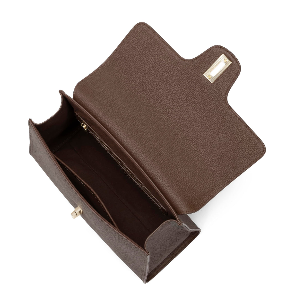 Carlheim, Gotland Genuine Leather collection, Estelle Genuine Leather Handbag (Brown)