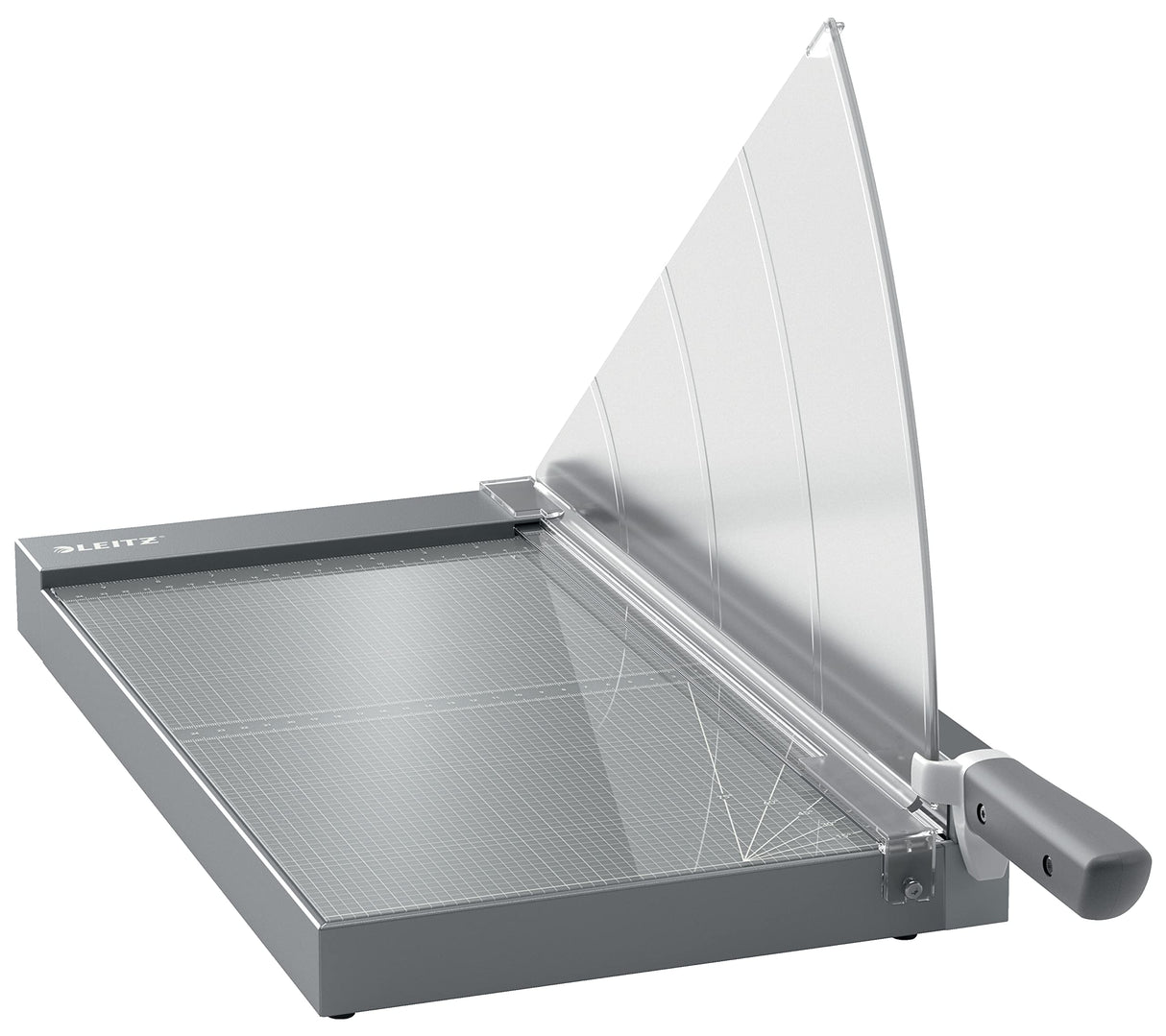 Leitz Precisión Guillotina Profesional de Papel A3 para Oficina, Corta 25 Hojas, Longitud de Corte 457mm, Cuchilla de Acero, Base de Cristal Resistente, Sistema de Protección y Guía de Corte, 90240000
