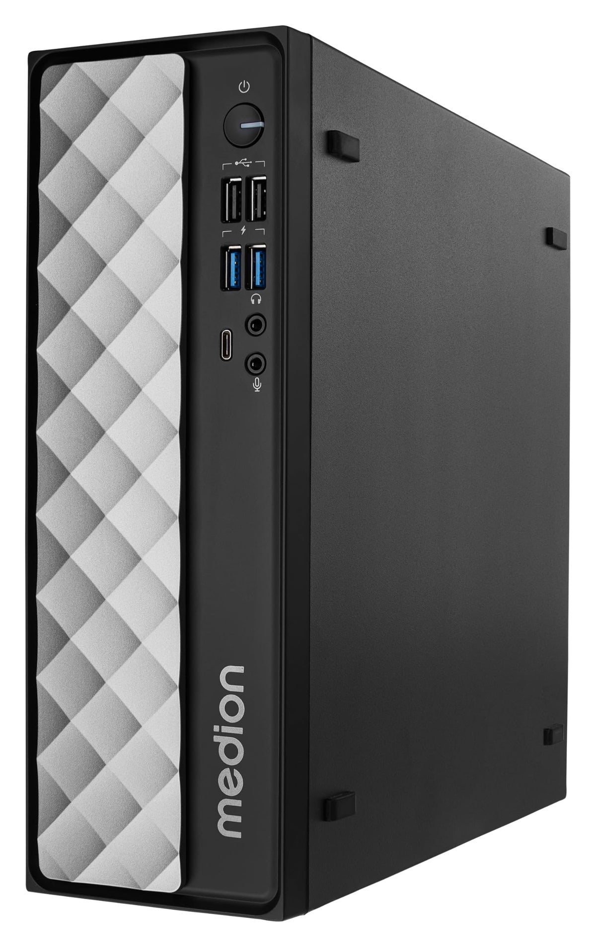 MEDION PC Sobremesa T80. Intel Core i5-12450H. 16GB RAM. 512GB SSD. Wi-Fi 6E. Windows 11. Diseño Potente. Color Negro. MD35423., Incluye Programa de Fiabilidad
