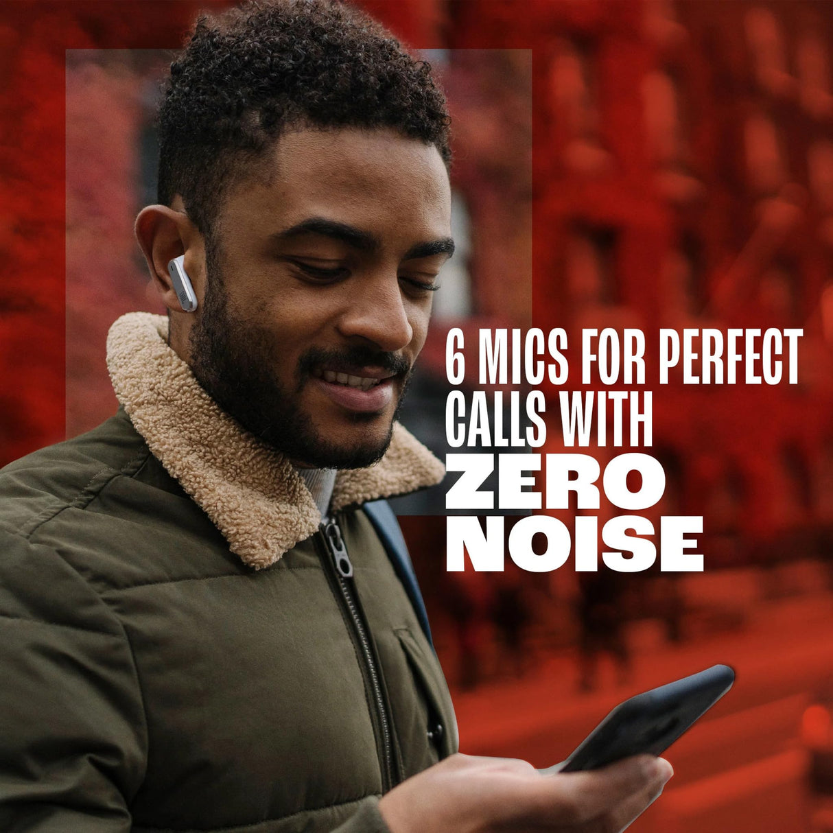 JBL Live Flex, Auriculares In Ear inalámbricos con estuche de carga inteligente, tecnología Bluetooth y de cancelación adaptativa de ruido, llamadas manos libres y hasta 40 horas de autonomía, plata