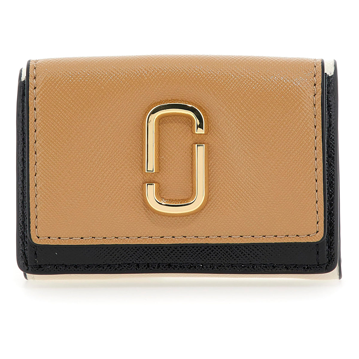 MARC JACOBS The Mini Trifold Wallet, Mujer, Camel Multicolor, One Size