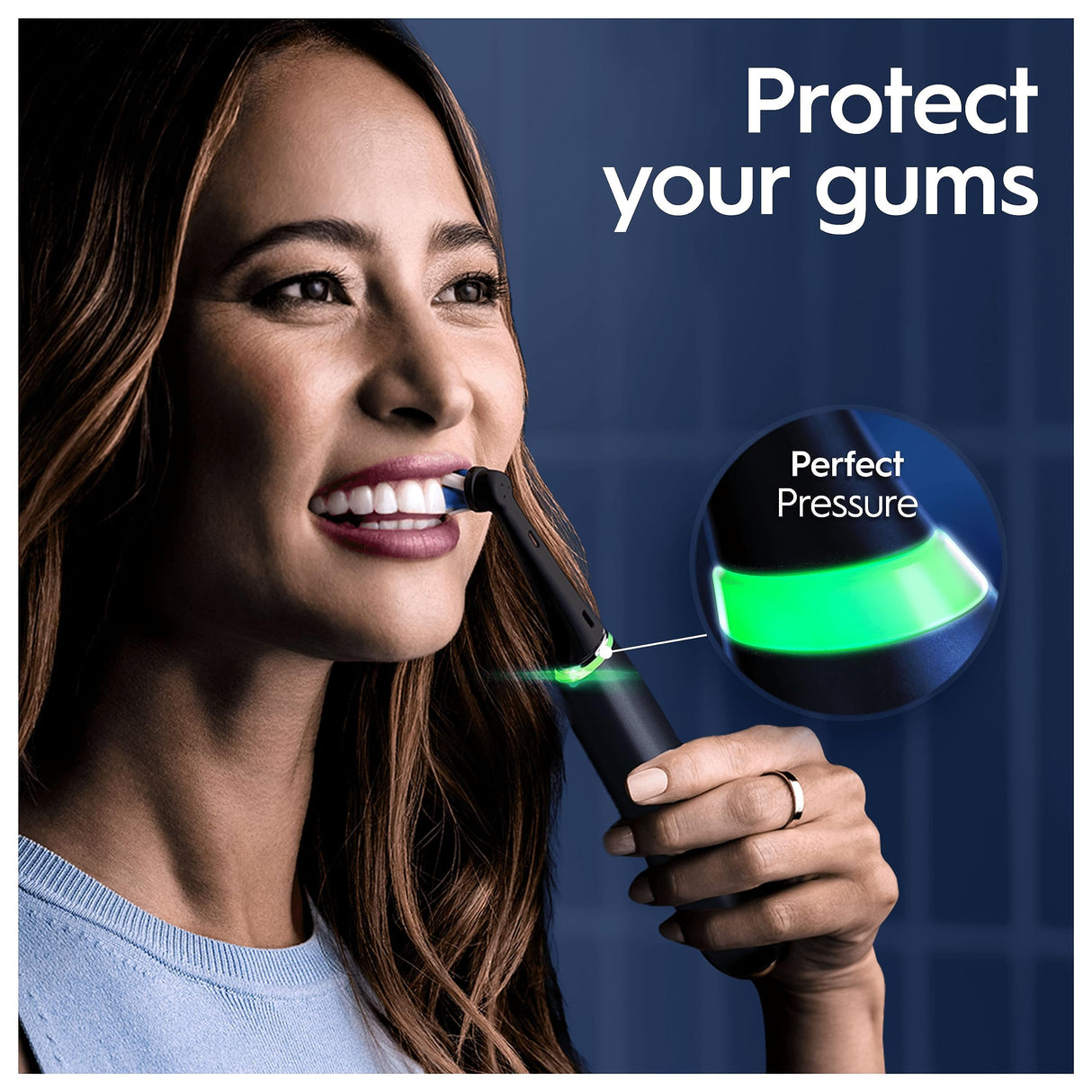 Oral-B iO9 Cepillo de dientes eléctrico, regalos para mujeres/hombres, mango conectado a la aplicación, 3 cabezales de cepillo de dientes, estuche de viaje de carga y soporte para cabezal de cepillo