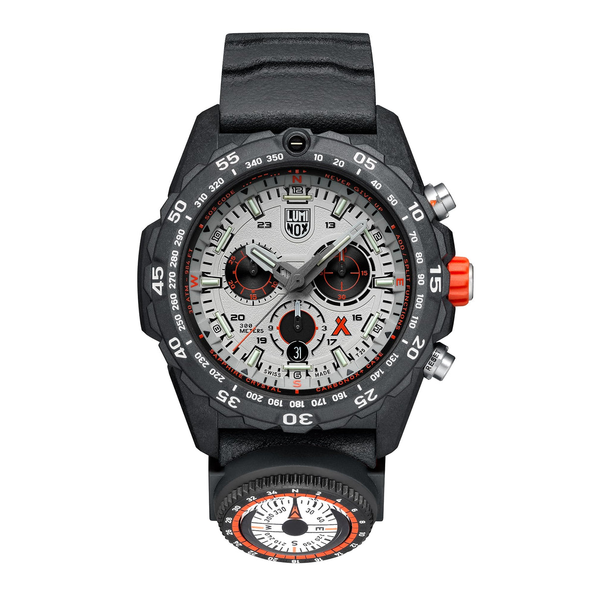 Luminox Reloj Analógico para Hombres de Cuarzo con Correa en Caucho XB.3748