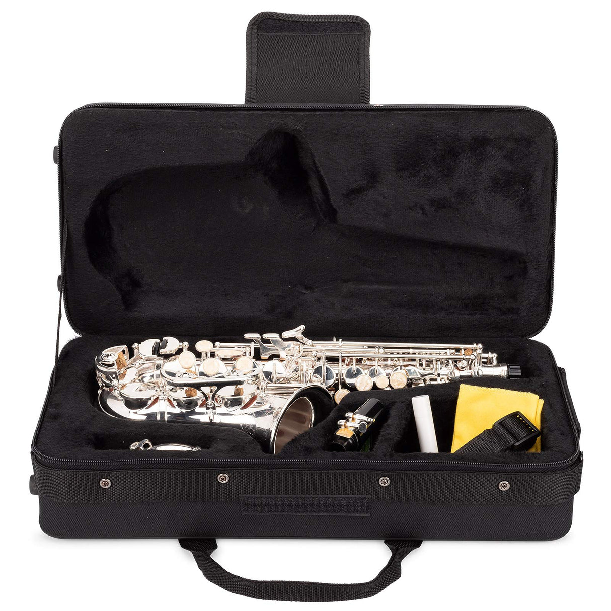 Jean Paul USA Saxofón Soprano, Plata (SS-400SP)