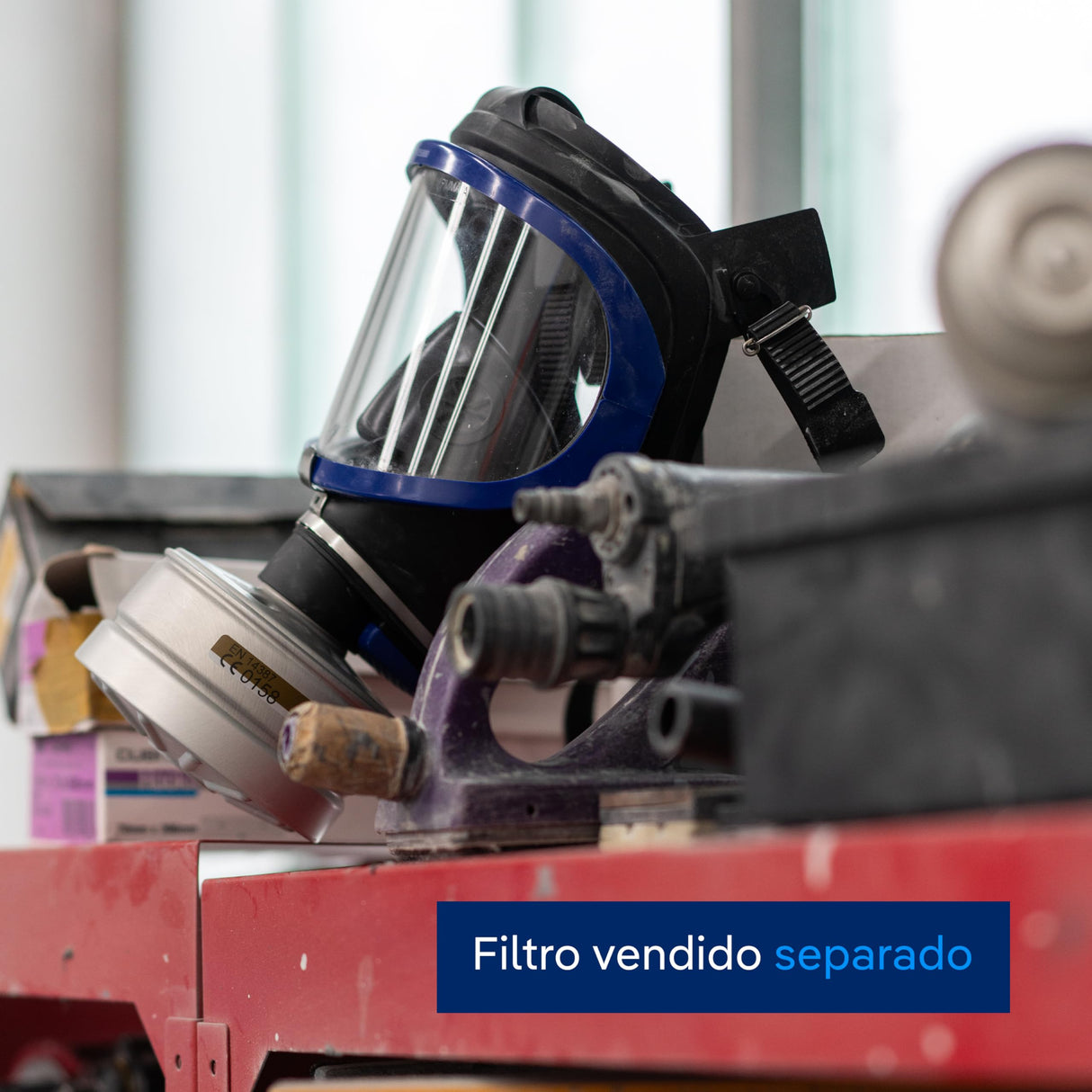 Dräger X-plore 6300 Máscara completa con conexión roscada estándar Rd40 | Para la construcción y la industria